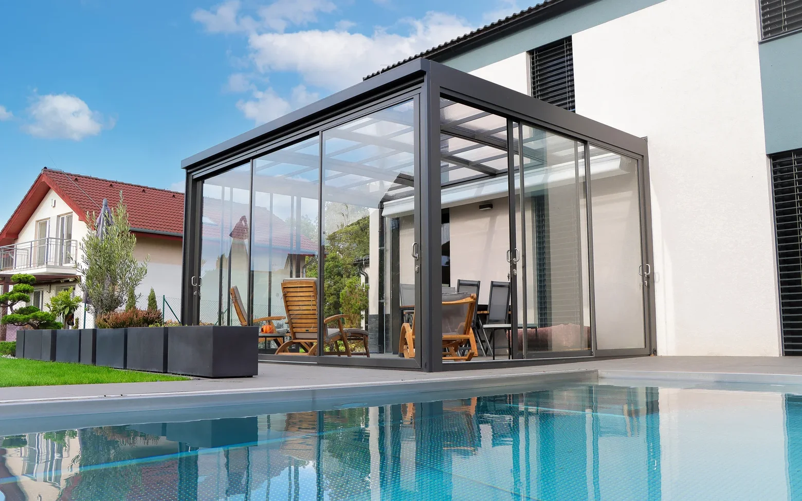 Bioklimatická pergola VENTI
