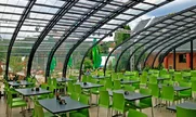 Zastrešená terasa nebeská wellness v Hoteli Panorama Blansku