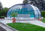 Zastrešenie bazéna ORIENT sa stane ozdobným doplnkom vašej záhrady