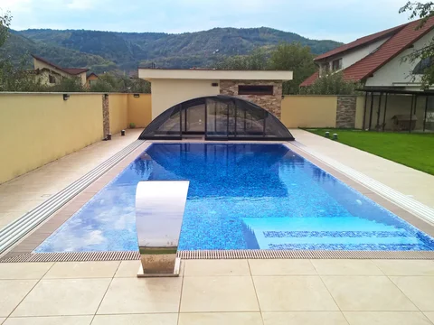 Zastrešenie bazénov AZURE FLAT
