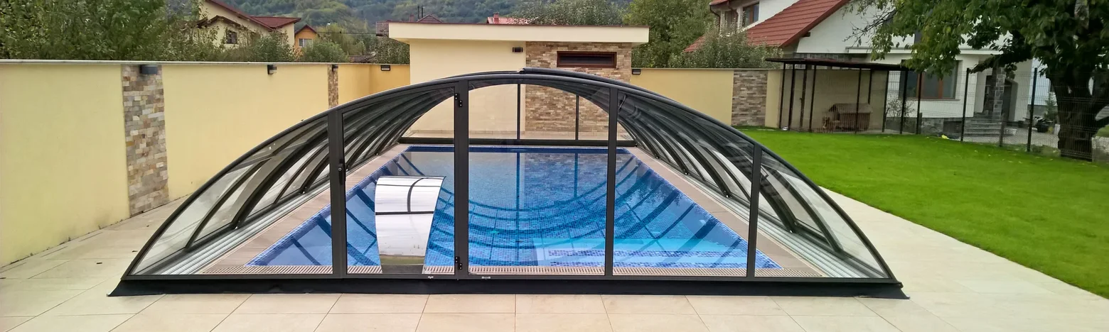 Zastrešenie bazénov AZURE FLAT