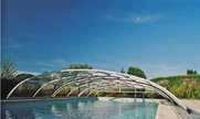 Zastrešenie bazénu ELEGANT NEO™ - pohľad od bazénu