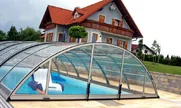 Zastrešenie bazénu UNIVERSE s možnosťou fixácie čelnej steny