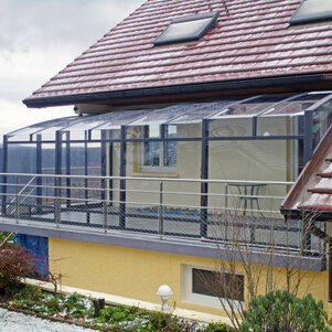 Zastrešenie terasy CORSO Premium na balkóne